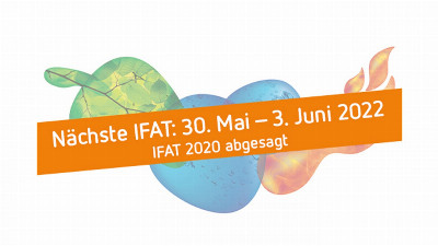 Beitragsbild - IFAT 2020 fällt aus