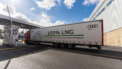 Beitragsbild - Audi setzt auf LNG Trucks von Iveco