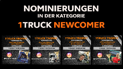Beitragsbild - 1TRUCK Trophy - Newcomer Nominierungen 